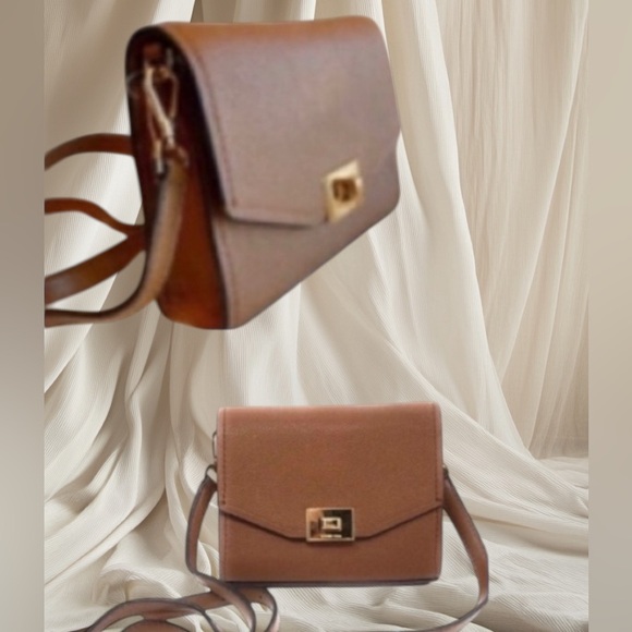 Michael Kors Cassie Leather Carmel NWT Crossbody Shoulder Bag - Picture 4 of 16